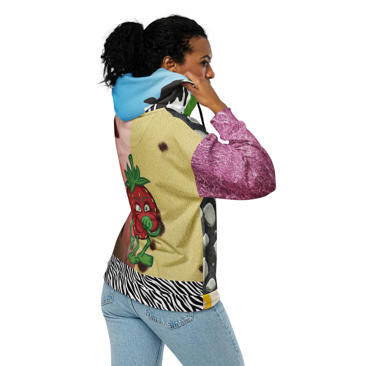 What the Strawberry Cough Pigeon Hoodie
