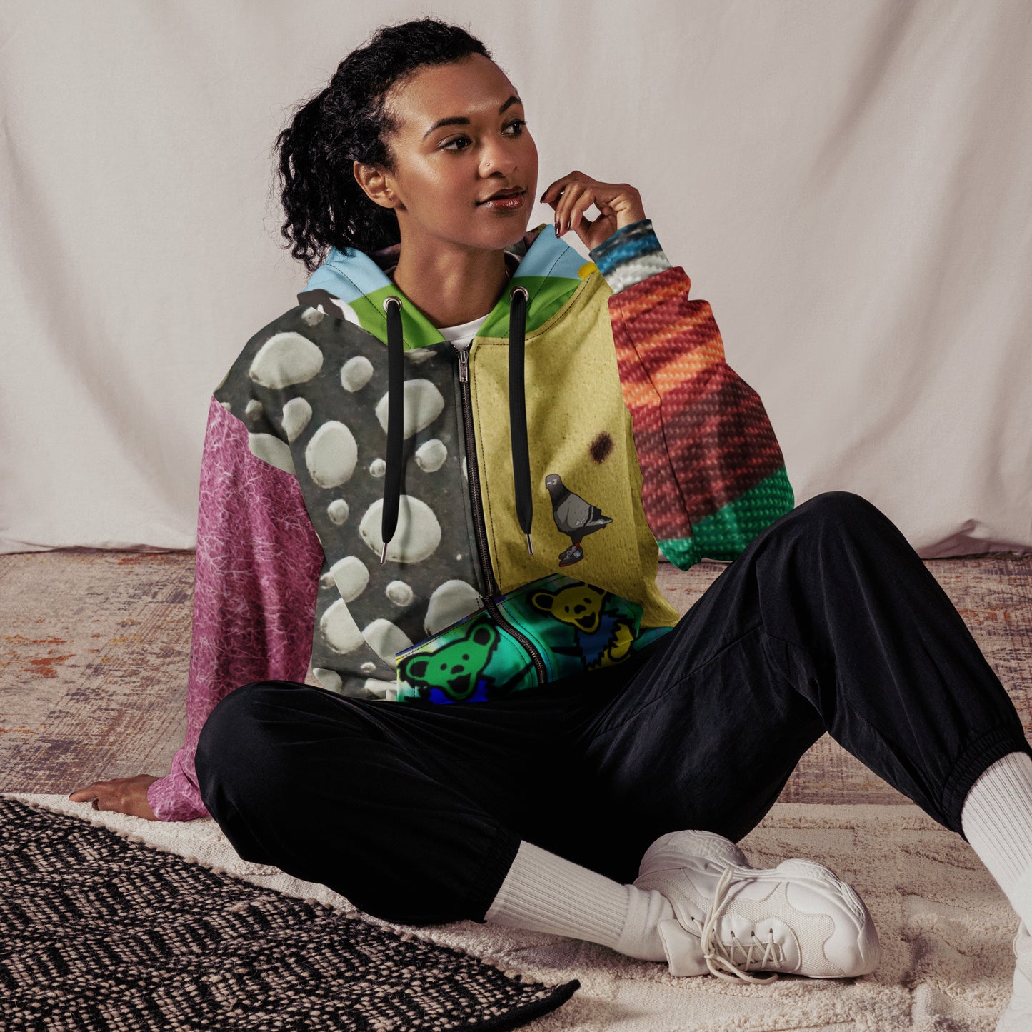 What the Strawberry Cough Pigeon Hoodie