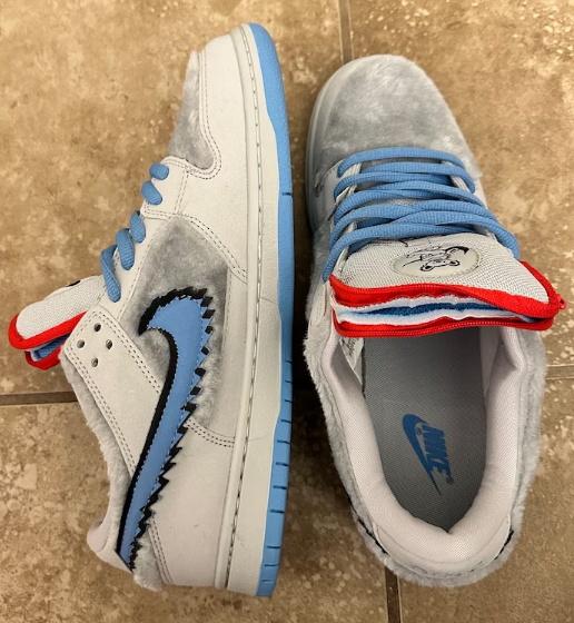 Nike custom Dunks Dirty Yeti