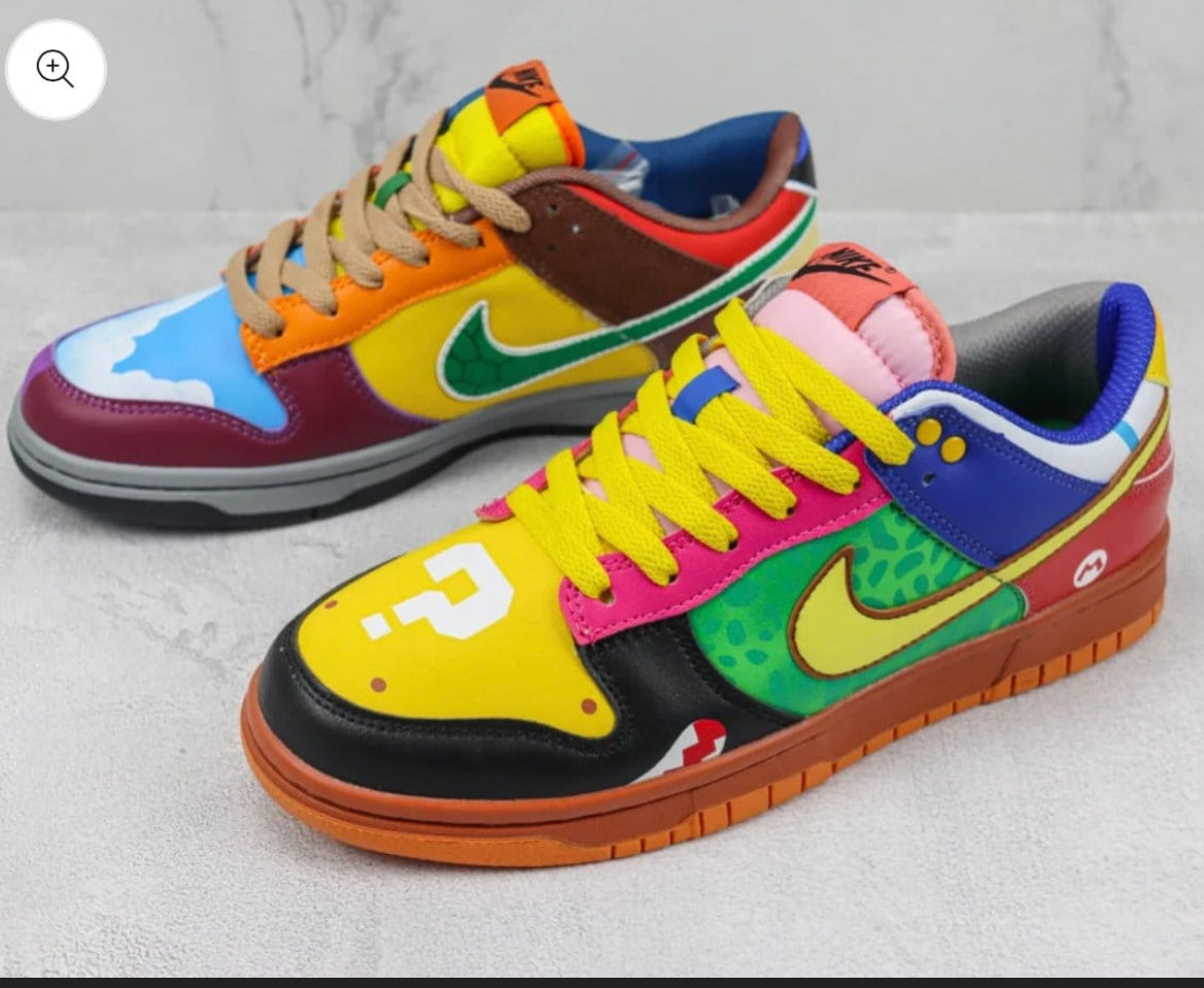 Dunks What the Mario Custom