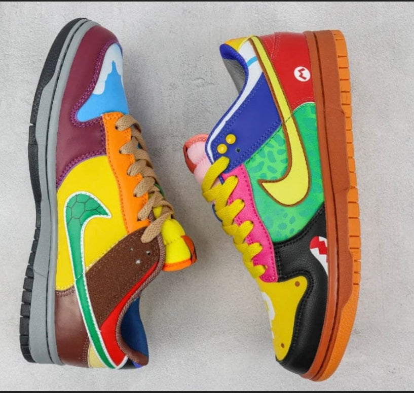 Dunks What the Mario Custom